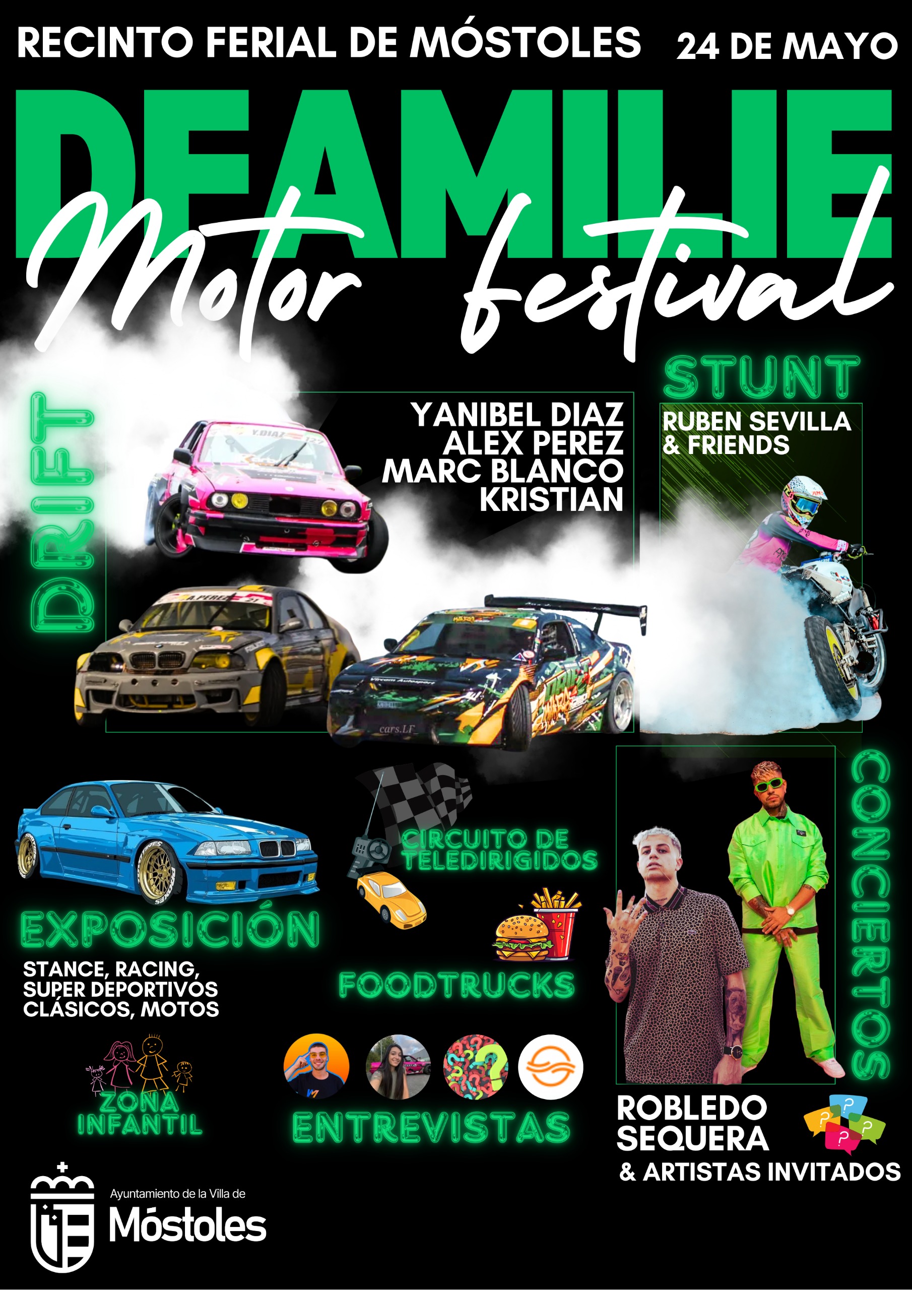 El recinto ferial de Móstoles acogerá el DFamilie Motor Festival
