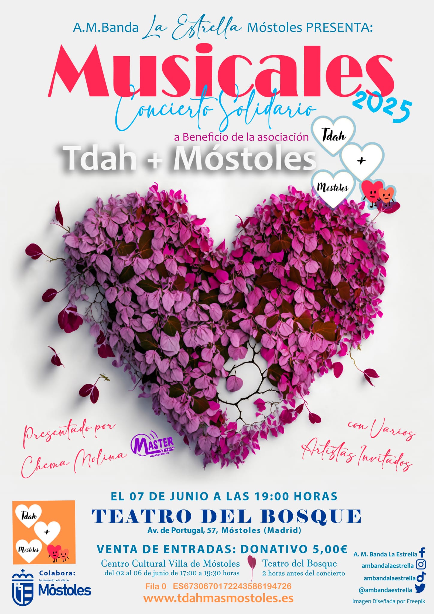 El Teatro del Bosque se prepara para un concierto solidario a favor del TDAH