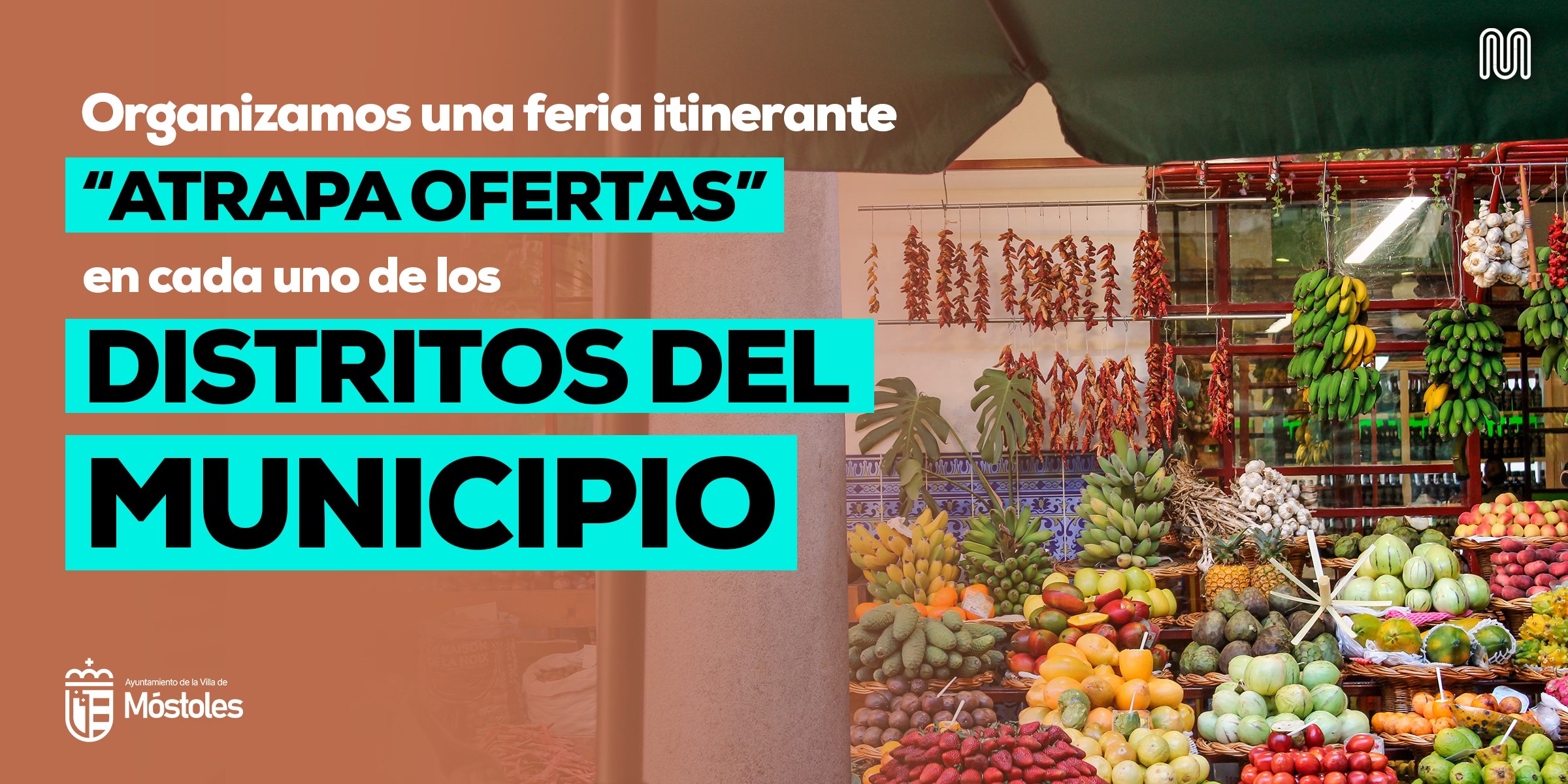 El Ayuntamiento de Móstoles organiza una feria itinerante “Atrapa Ofertas” en cada uno de los distritos del municipio
