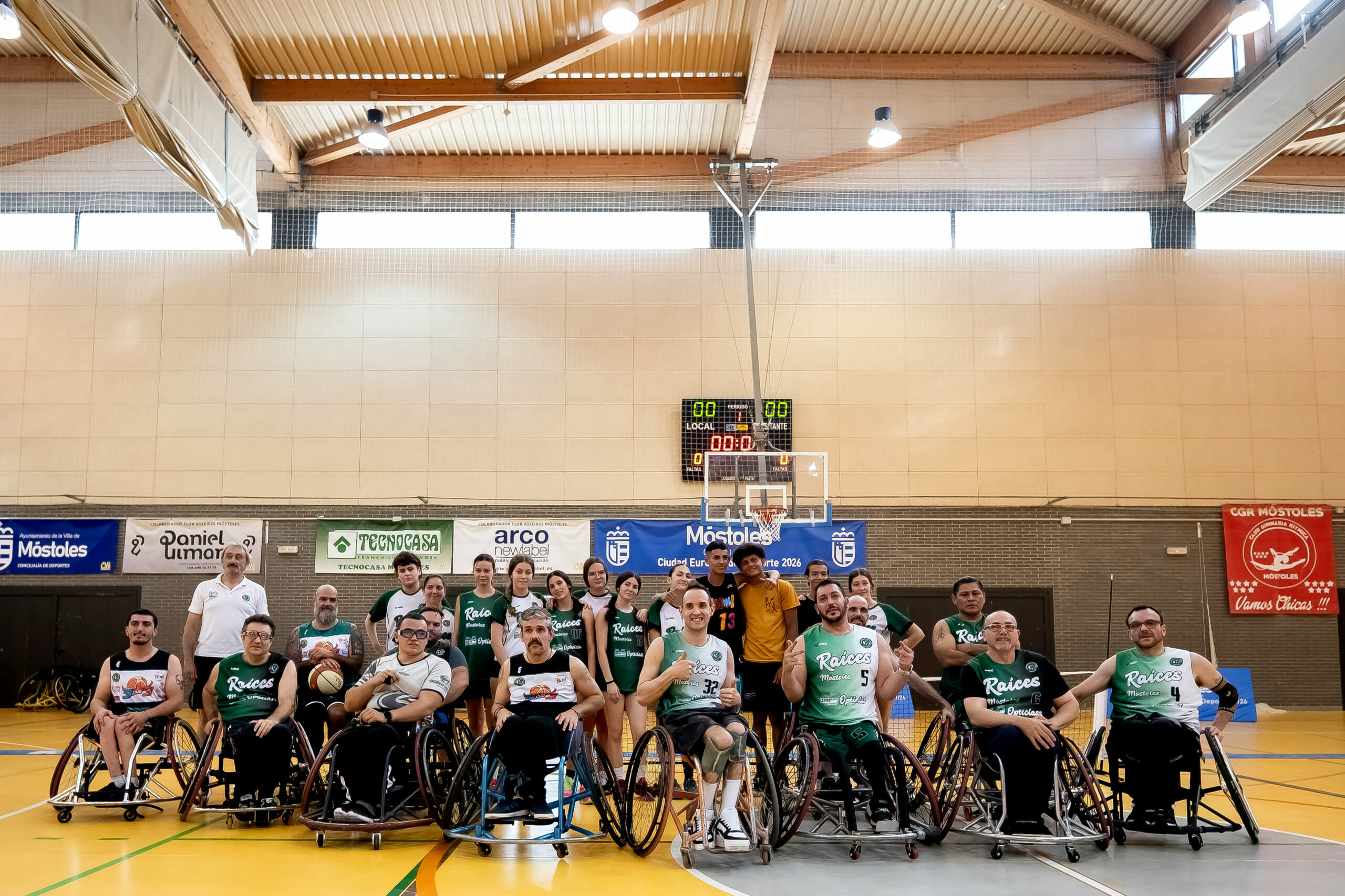 Móstoles celebró una jornada de deporte inclusivo que contó con los medallistas paralímpicos José Ramón Cantero y Sergio Ibáñez.