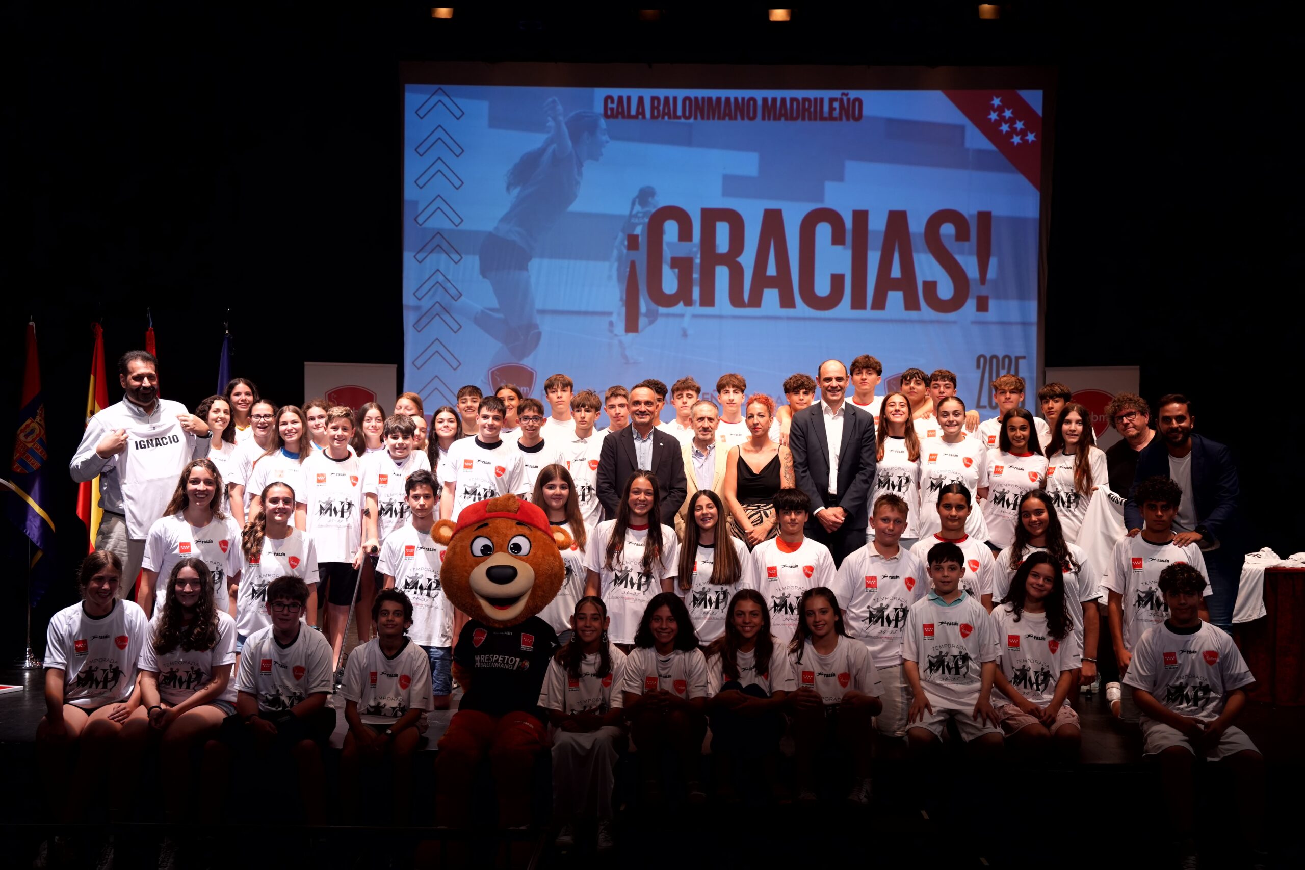 Móstoles acogió la Gala anual del Balonmano Madrileño en el Centro Cultural Villa de Móstoles