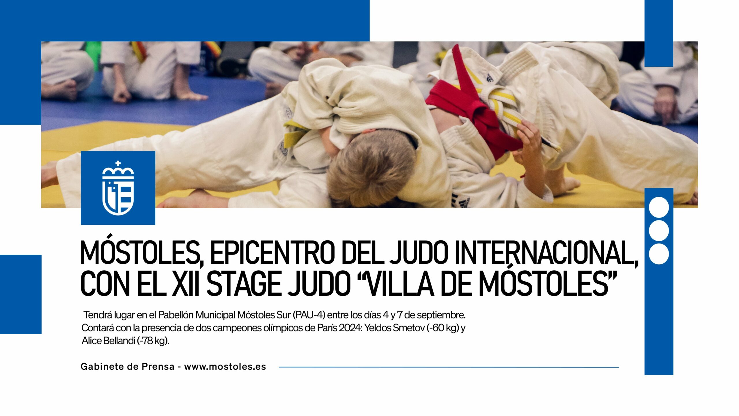 Móstoles, epicentro del judo internacional, con el XII Stage Judo “Villa de Móstoles”