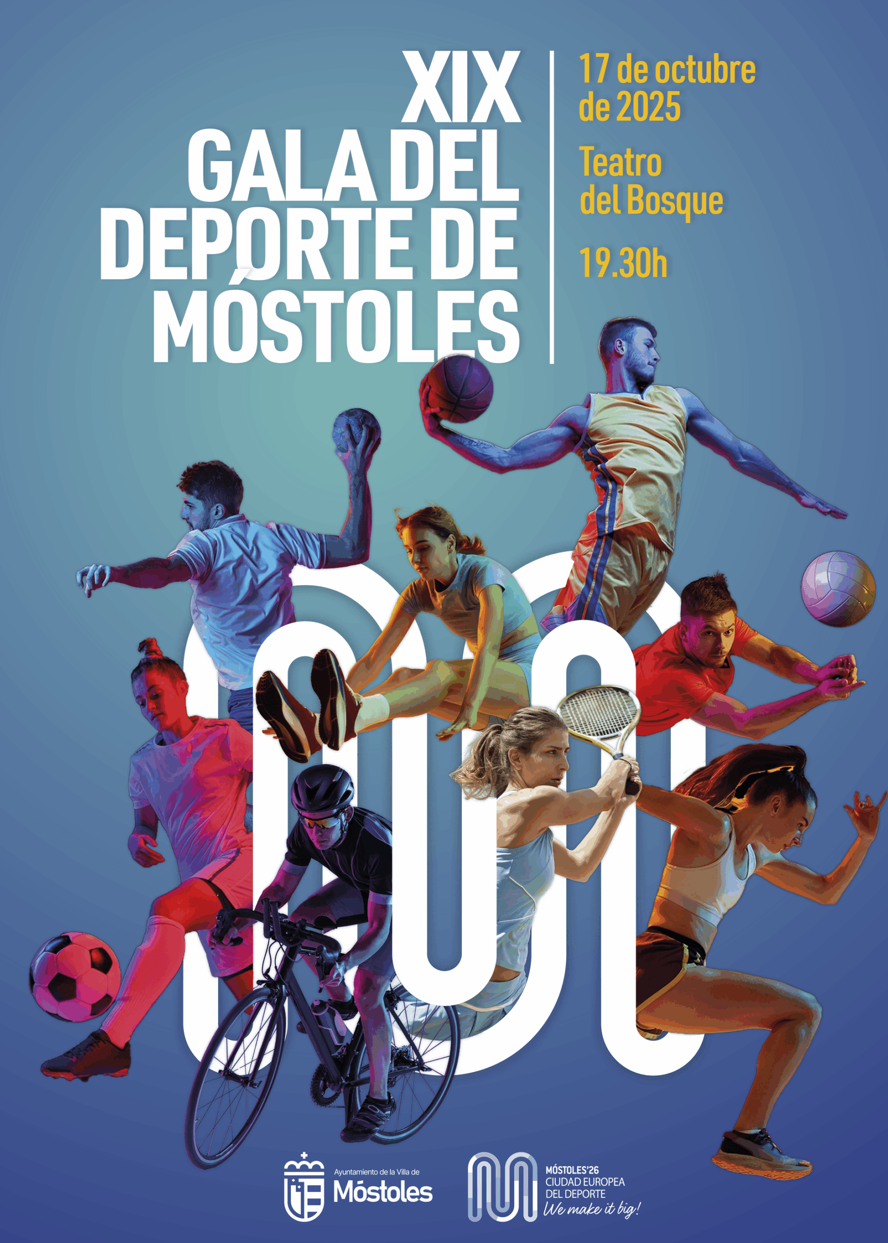 Móstoles rendirá homenaje a los mejores deportistas del año en la XIX Gala del Deporte