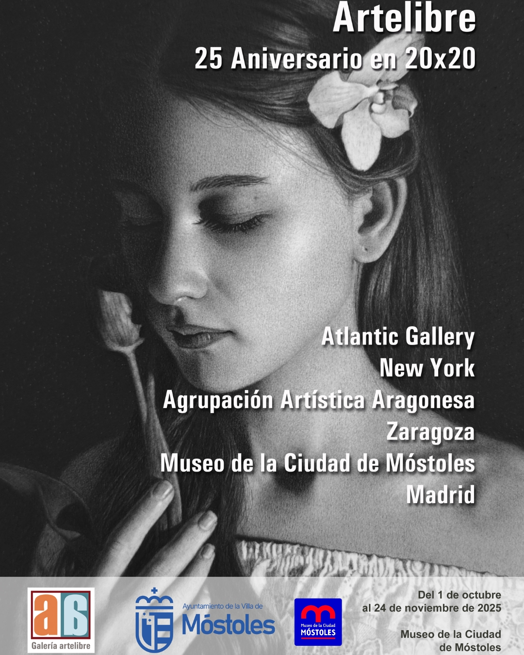La muestra “Artelibre – 25 Aniversario en 20x20” culmina en Móstoles tras un recorrido internacional
