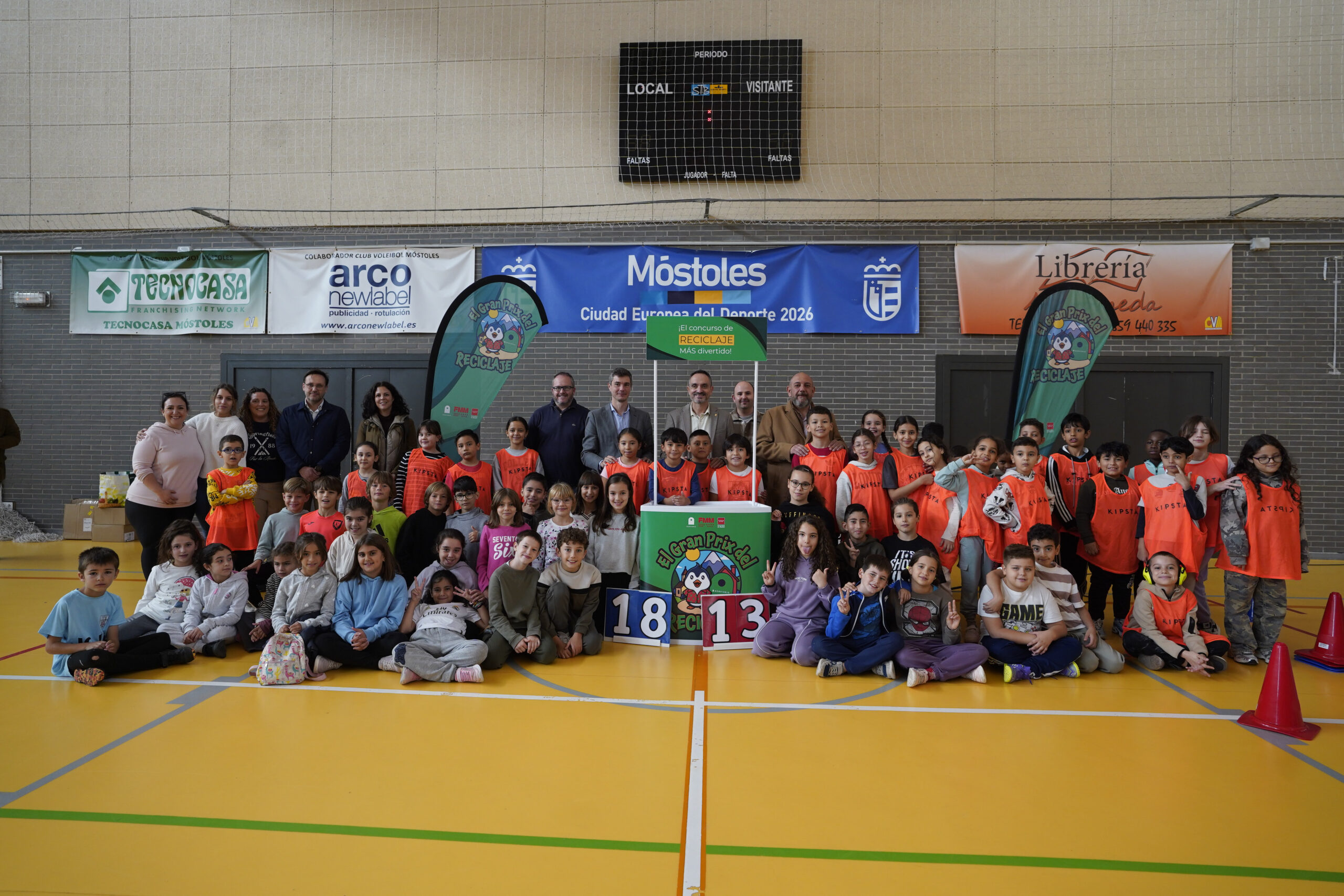 El “Gran Prix del Reciclaje” llega a Móstoles para fomentar la economía circular y el cuidado del medio ambiente entre escolares