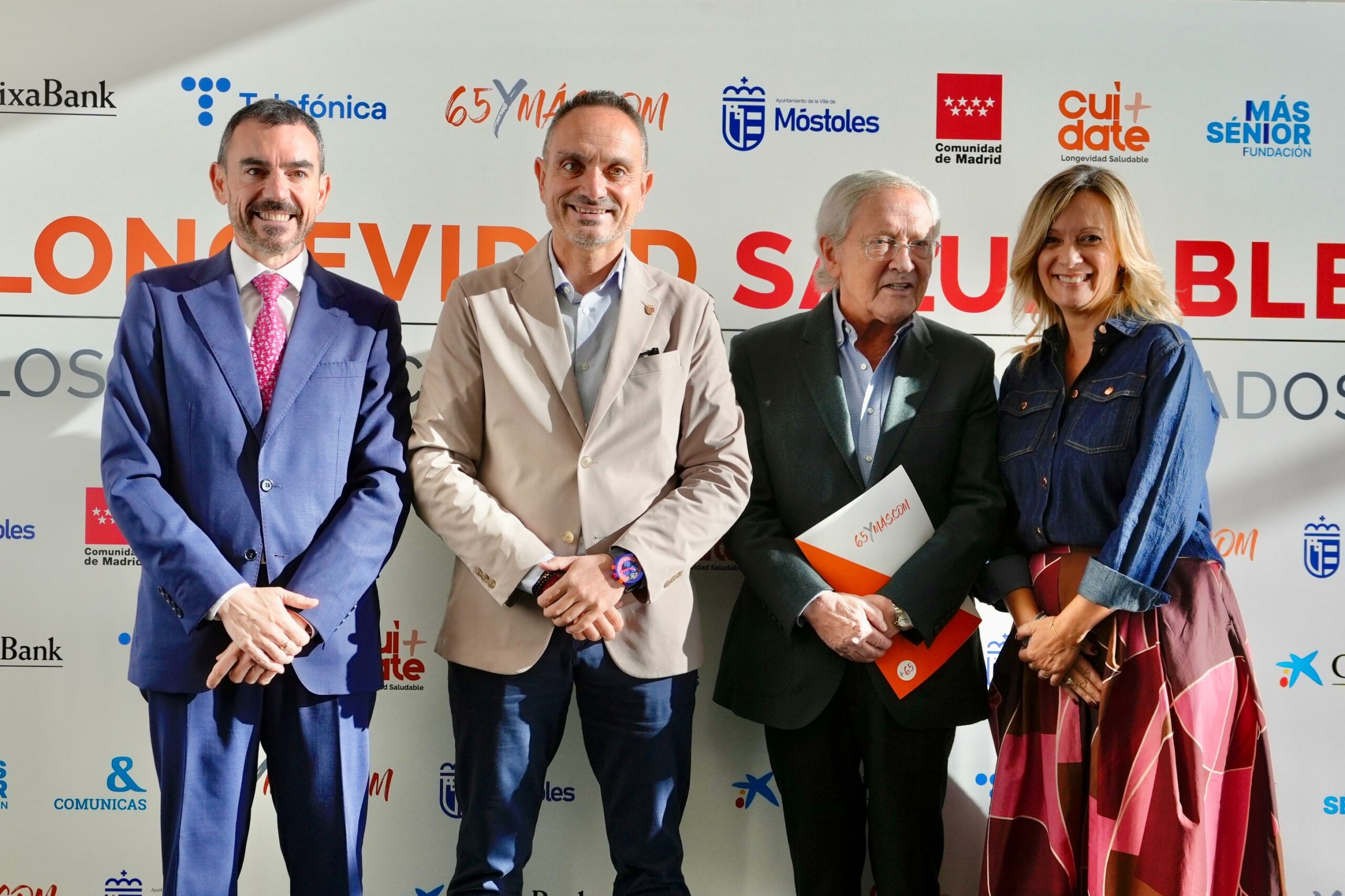 Móstoles organiza un Foro sobre Longevidad saludable junto al periodista Fernando Ónega, presidente de la entidad 65YMÁS