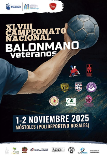 Móstoles acogerá el XLVIII Campeonato Nacional de Balonmano Veteranos