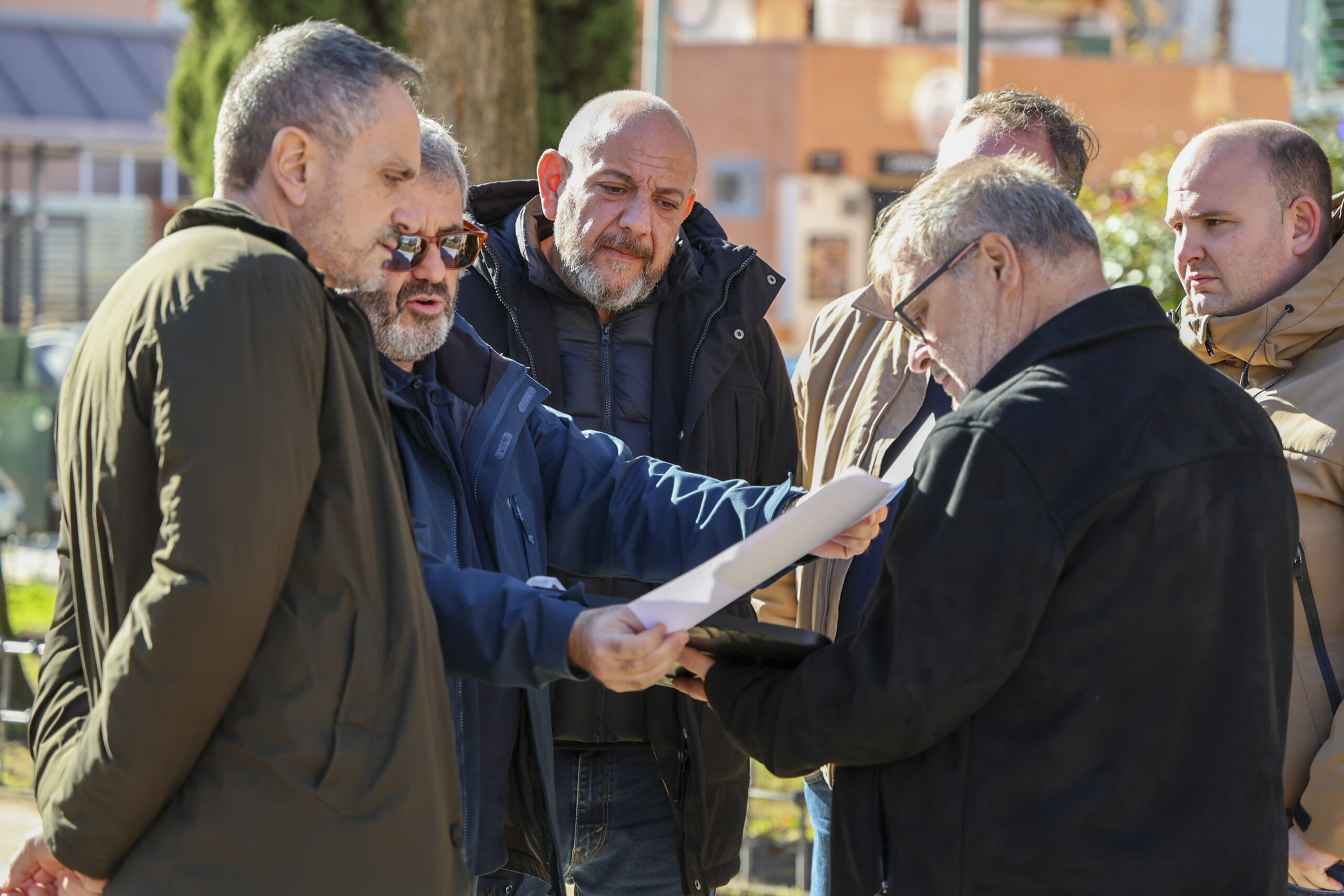 El alcalde de Móstoles visita el Parque de Castilla y León, tras las actuaciones de mejora