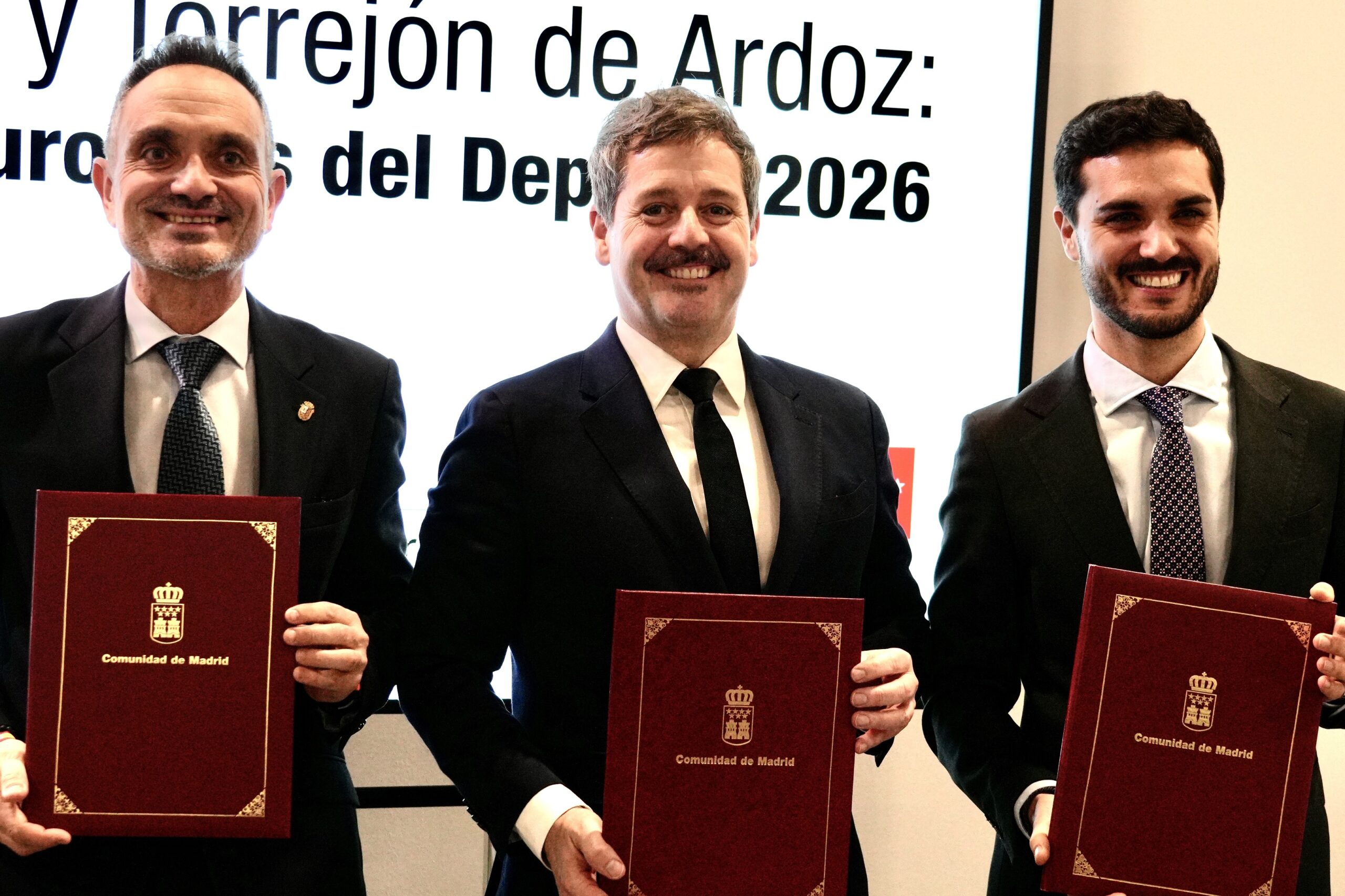 Móstoles y la Comunidad de Madrid firman un protocolo de colaboración con motivo de la Ciudad Europea del Deporte 2026