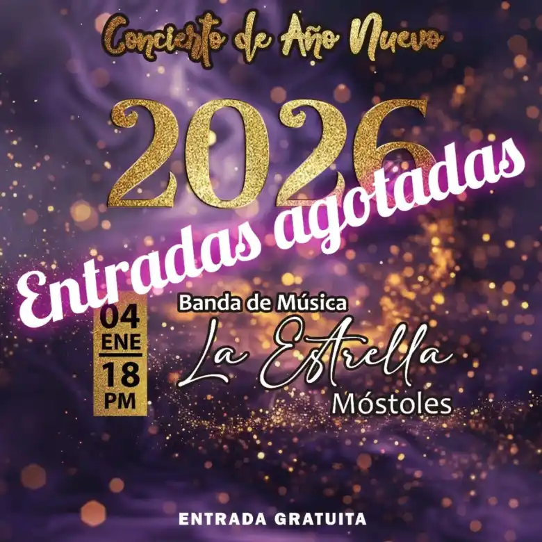 El Concierto de Año Nuevo protagoniza la agenda navideña del primer fin de semana de 2026, en Móstoles