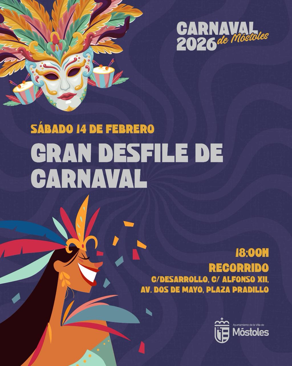 Móstoles vive un fin de semana de Carnaval para disfrutar y disfrazarse