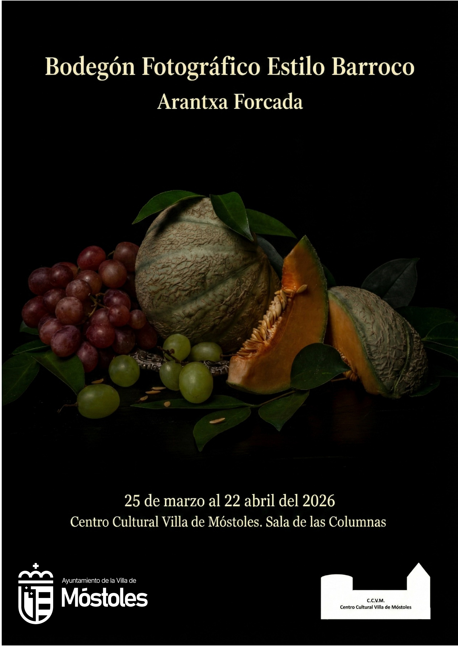 Bodegones barrocos llegan al Centro Cultural Villa de Móstoles de la mano de la fotógrafa Arantxa Forcada