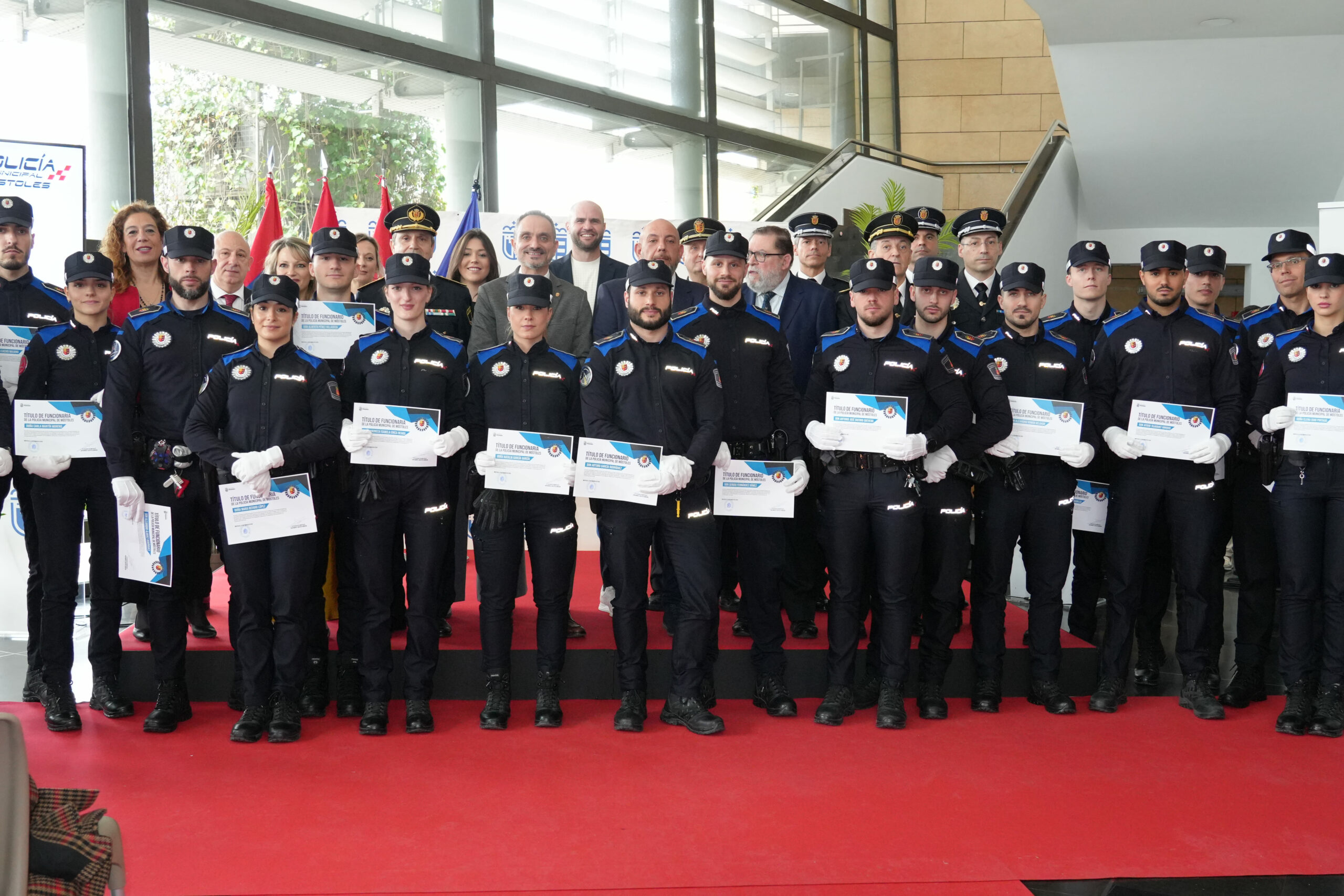 Móstoles incrementa su plantilla de policía con 20 nuevos agentes