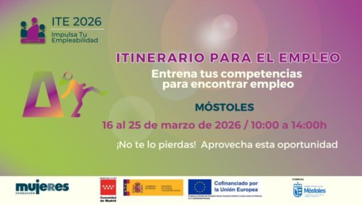 Móstoles impulsa la empleabilidad para mujeres con un itinerario formativo en habilidades y competencias digitales