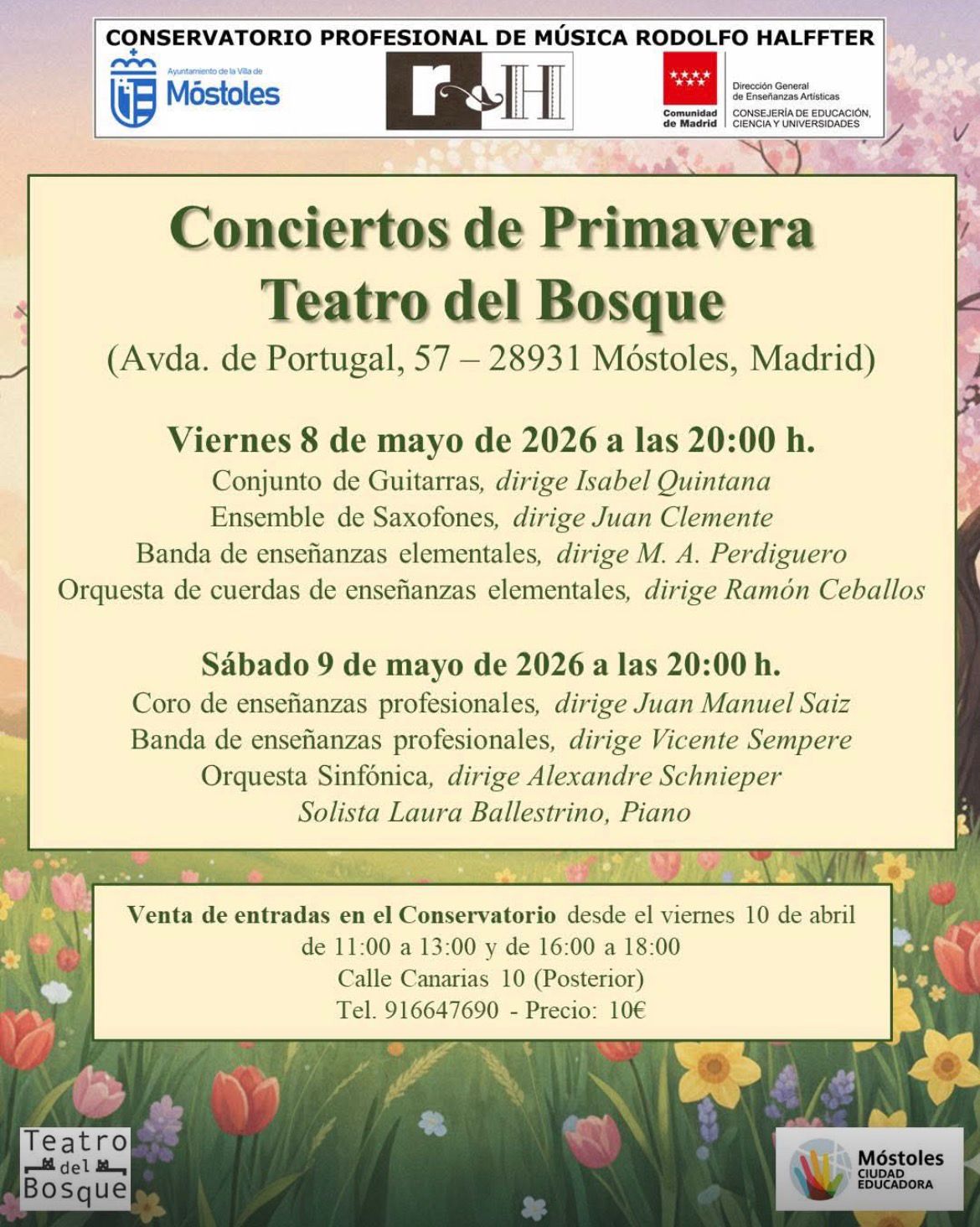 El Conservatorio Profesional de Música Rodolfo Halffter muestra su talento en sus Conciertos de Primavera