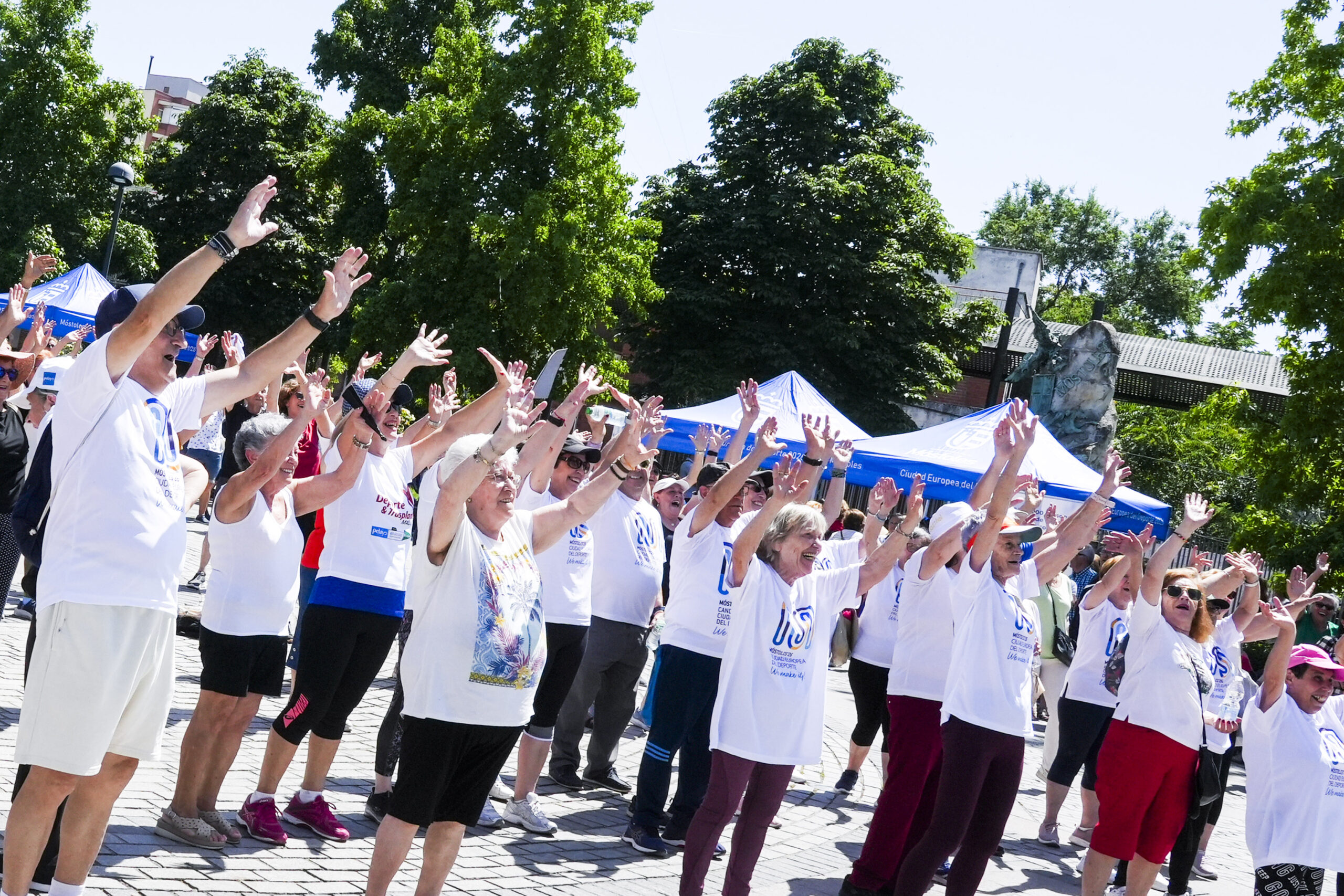 Los mayores afrontan un Reto de Baile en Pradillo en la II Semana de Envejecimiento Activo de Móstoles