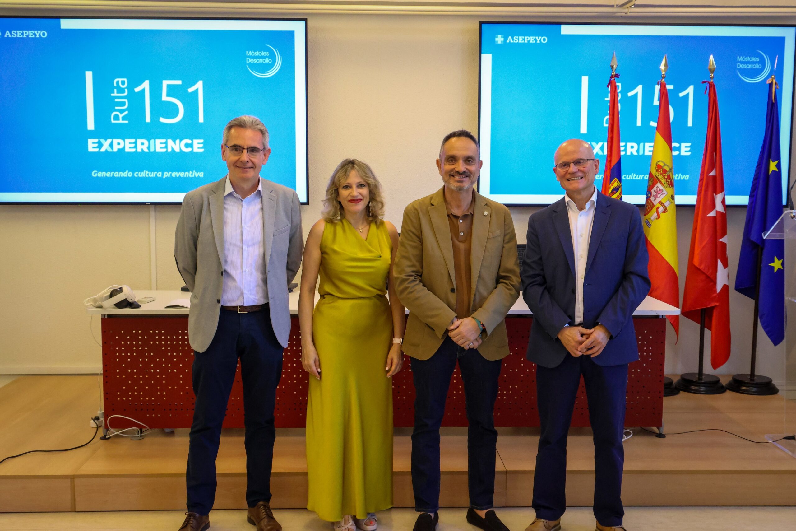 La Ruta 151 Experience hace parada en Móstoles para promover la prevención de riesgos laborales