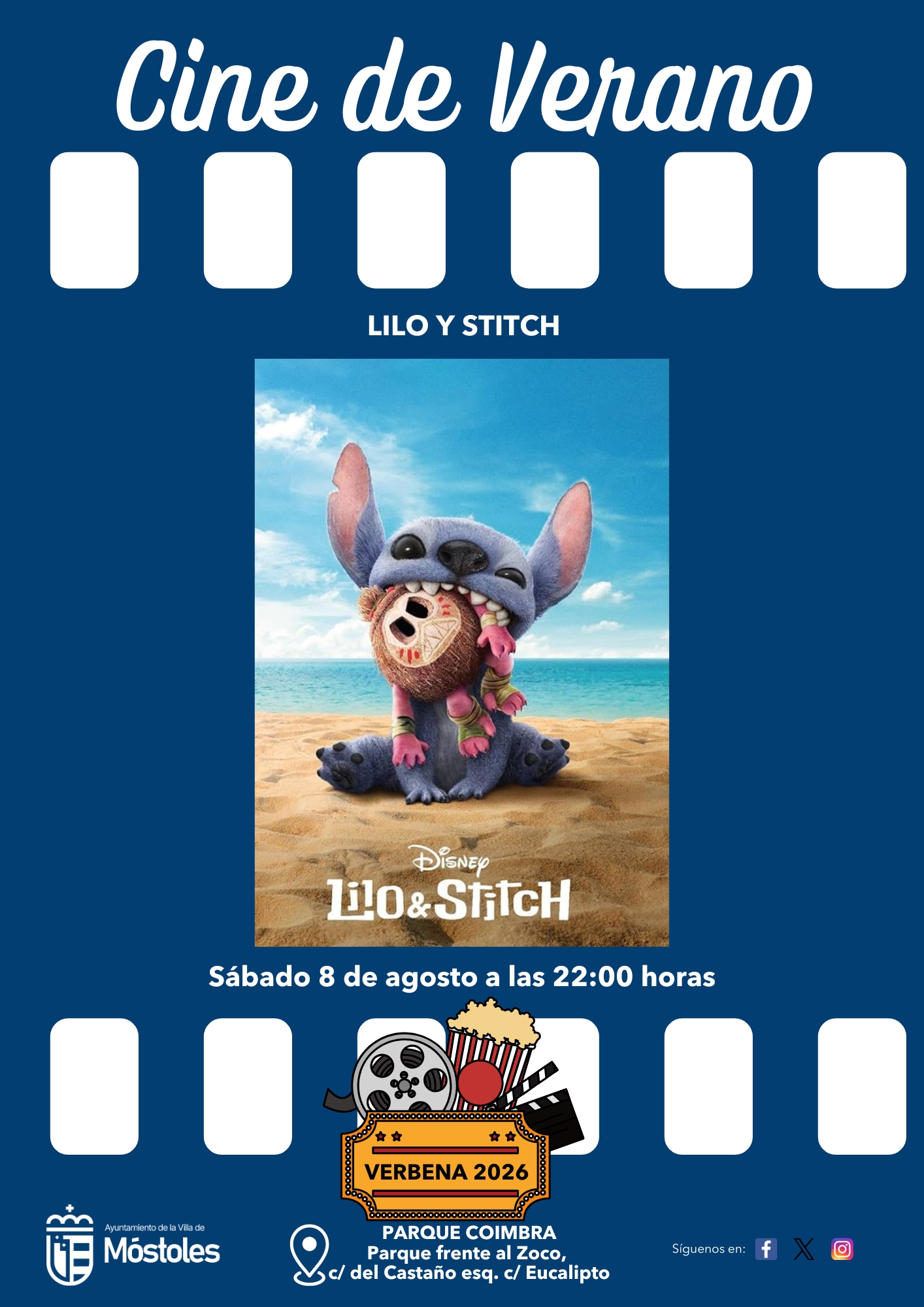 La película “Lilo y Stitch” llega este sábado al Cine de Verano de Móstoles