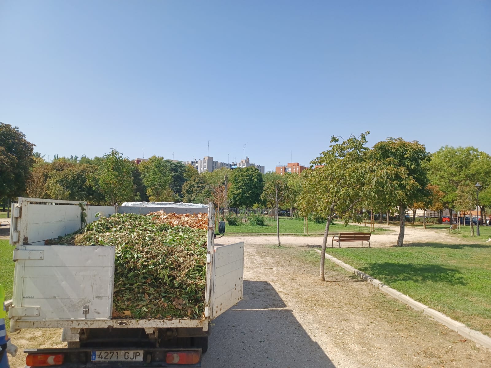 El Ayuntamiento de Móstoles intensifica los trabajos de limpieza y conservación de los parques de la ciudad
