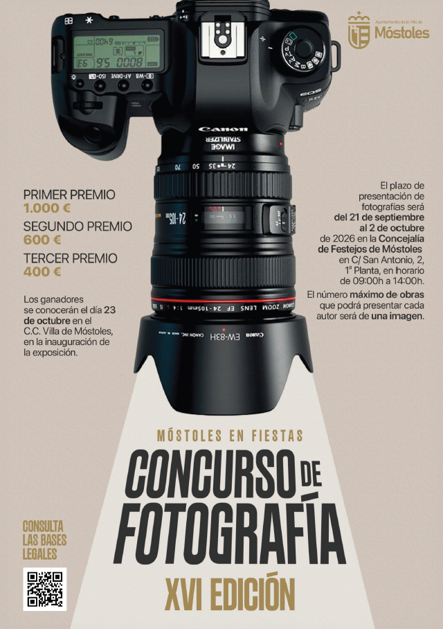 Móstoles premiará las mejores fotografías de sus Fiestas Patronales 2026