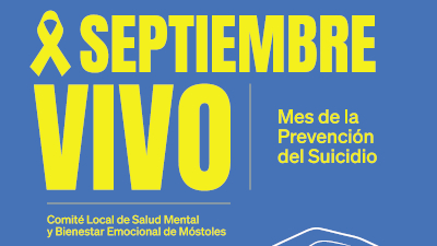 El Ayuntamiento programa actividades, en la segunda edición de Septiembre Vivo, para la prevención del suicidio