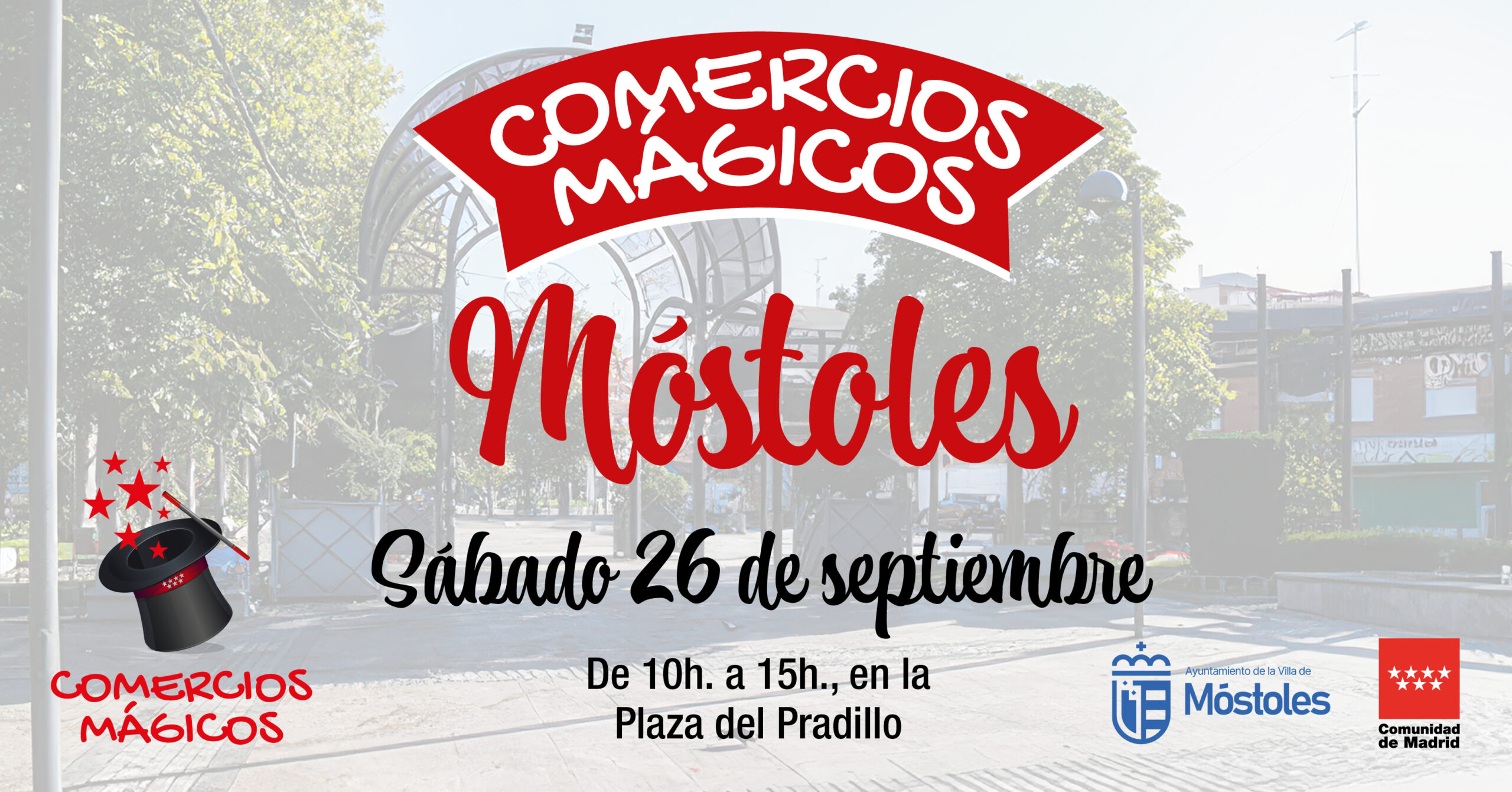 El Ayuntamiento impulsa el comercio local con la campaña Comercios Mágicos, en la Plaza del Pradillo