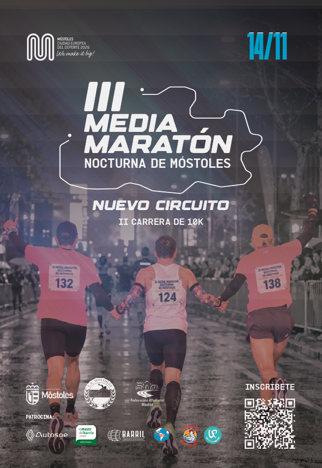 La Media Maratón Nocturna Ciudad de Móstoles 2026 estrena nuevo recorrido