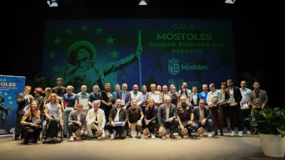 Móstoles celebra su XX Gala del Deporte reconociendo a grandes figuras del deporte nacional y al talento local